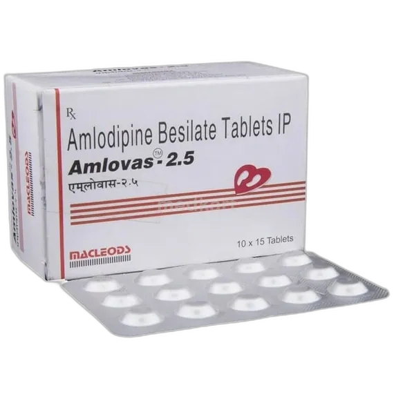 amlovas 2.5mg tablet 15's